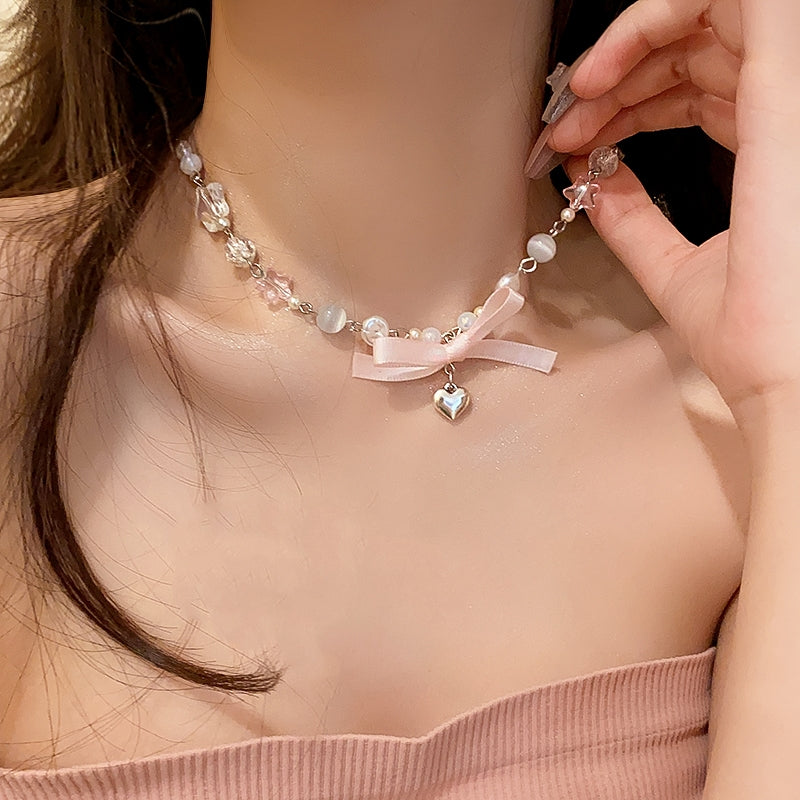 Love Pearl Necklace PL53757