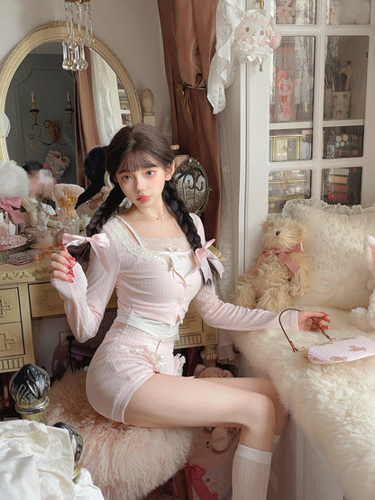 Sweet Lace Knit Shorts PA10127