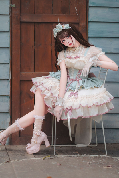 Cute JSK suspender skirt PA20186