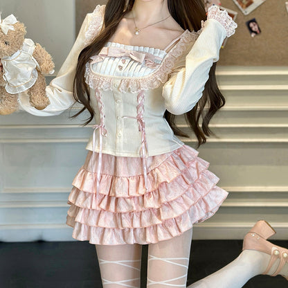 Pastel Princess Cake Skirt Set PA20009