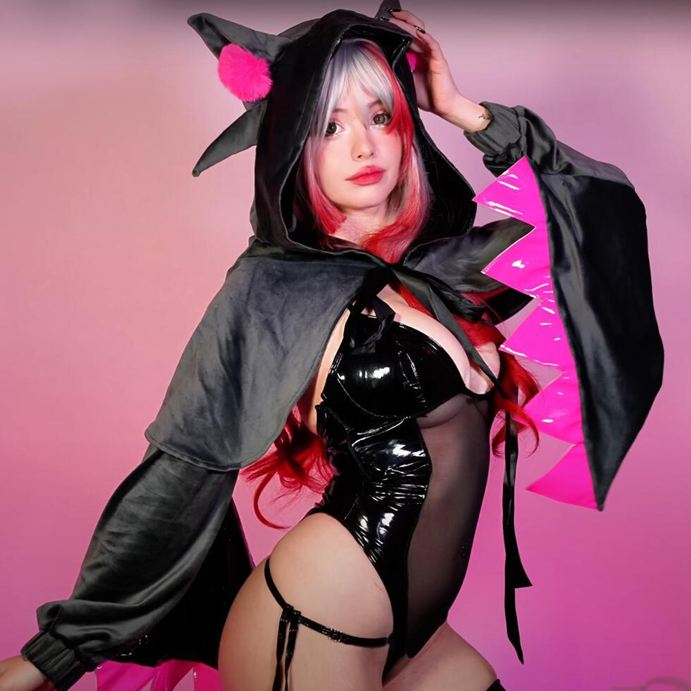 Cosplay Shy Bat Lingerie KO47 （4-Piece Set）