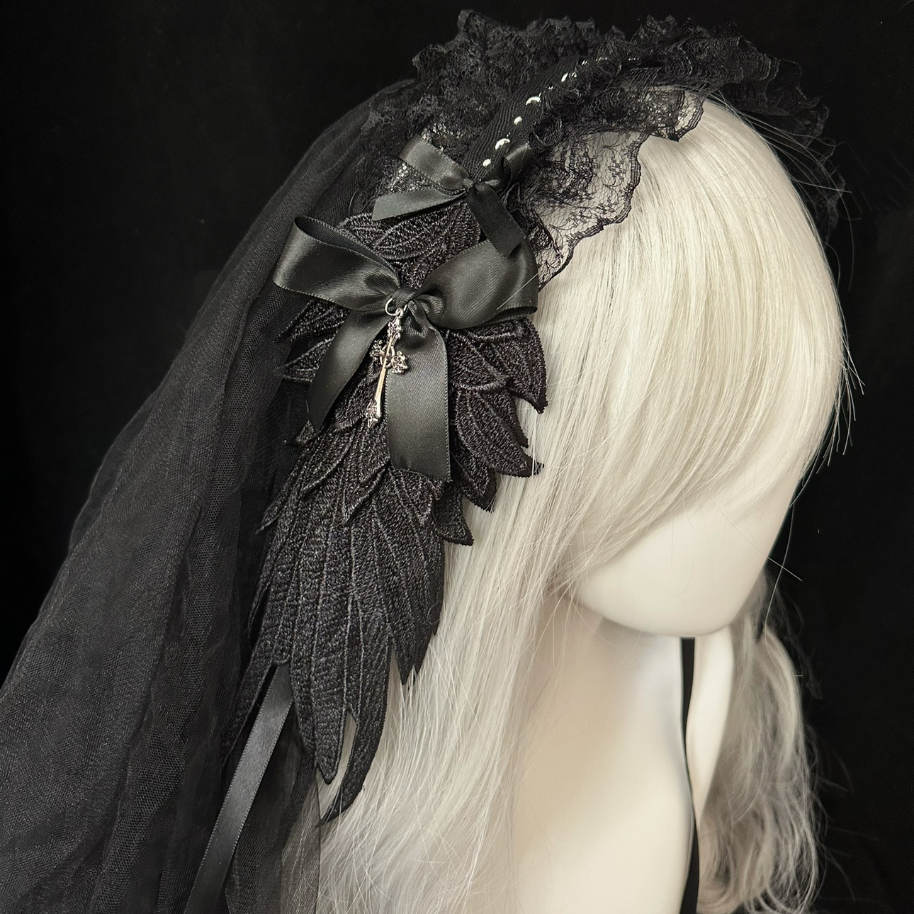 Lolita wings star feather headdress PA20197