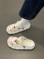 cute cartoon hole shoes PL53283