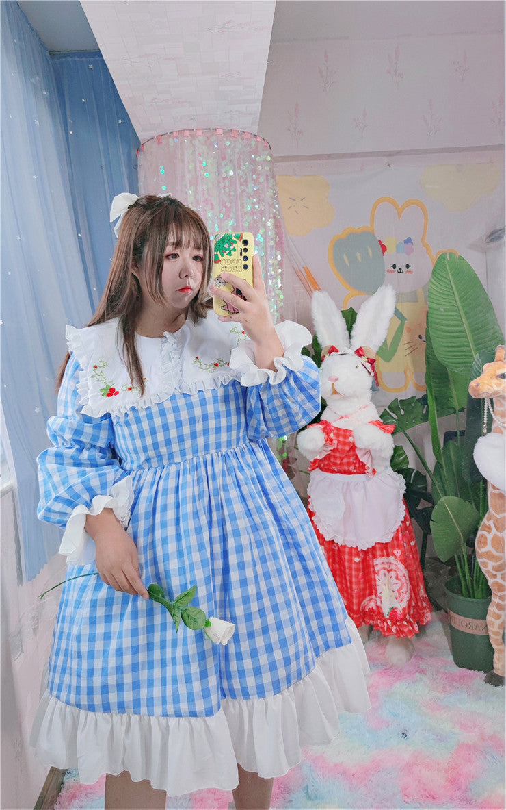 bell sleeve sweet dress PL53386