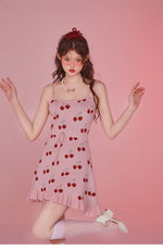 Cherry Pink Slip Dress PL53206