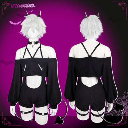 Halloween Spooky Demon Knit Set (6-Piece Set) AS70