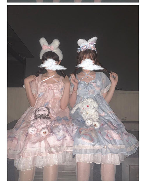 lolita print cartoon dress PL53217