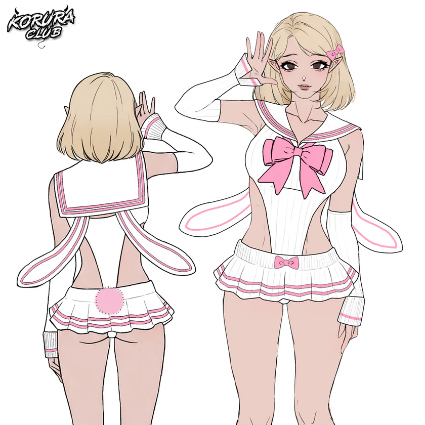 Pre-sale Sailor Bunny Lingerie KO147