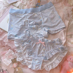 Cute Pink Rabbit Couple Underwear PL53784