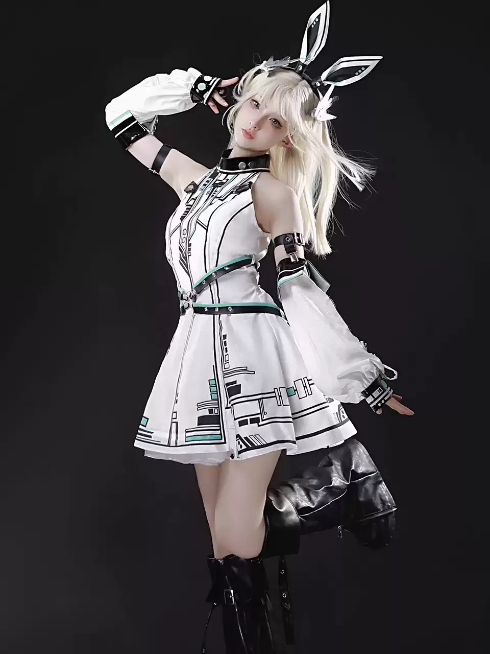 Future Warrior Lolita Cyberpunk Dress PA20225