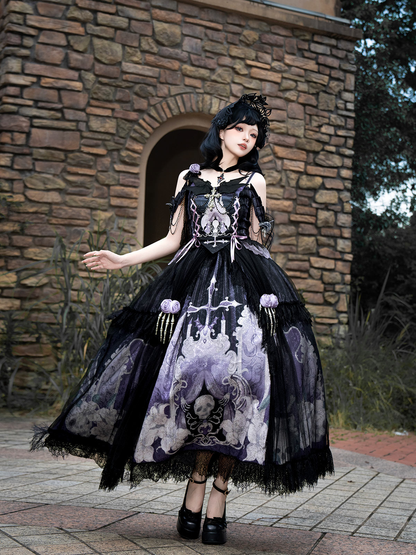 ghost lolita dress gothic lolita PA20265