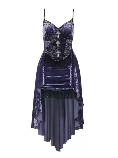 Gothic Lolita waist suspender train skirt PA20211