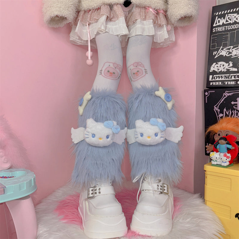 Y2K Plush Leg Warmers PA10263