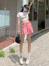 Pink Denim Skirt PL53376