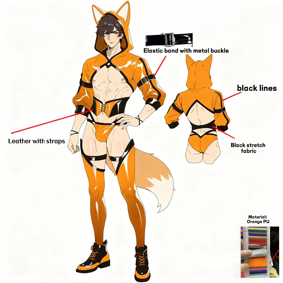 Pre-Order Fox Bodysuit AS12