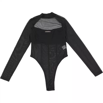 Mesh Sheer Bodysuit PA20337