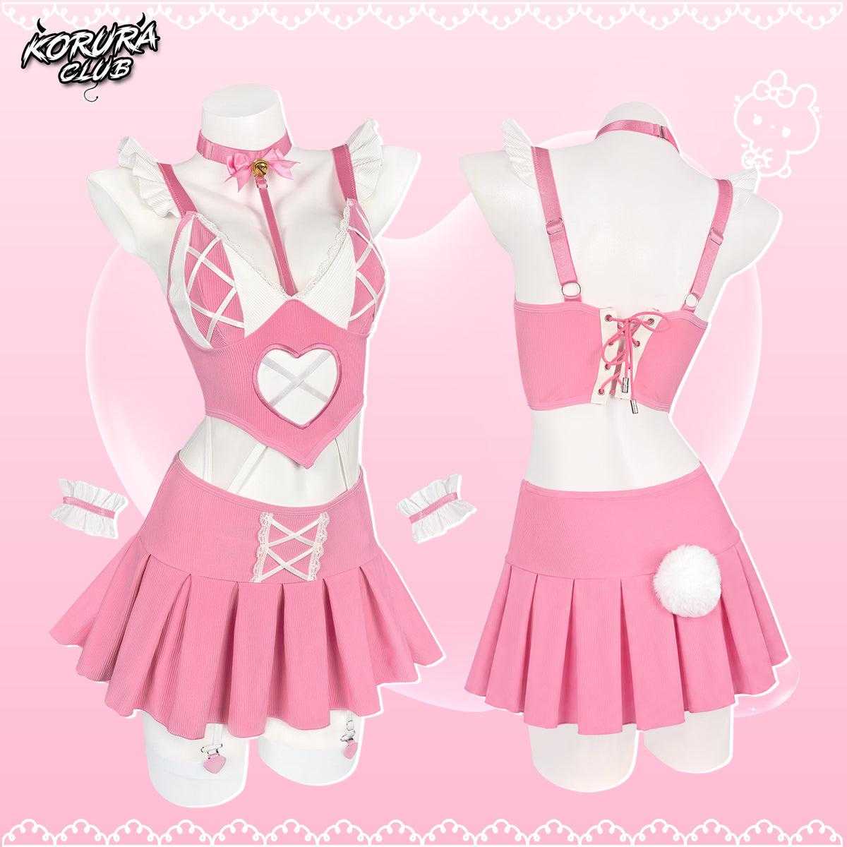 Pre-sale Cosplay Pink Bunny Set KO179