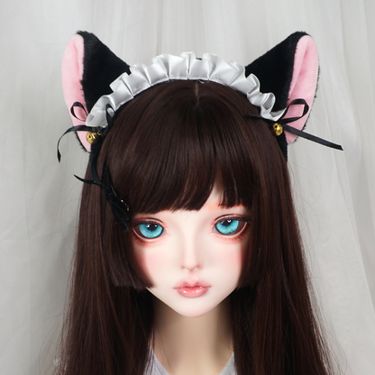 Maid cat ear lolita bow headband PA20235
