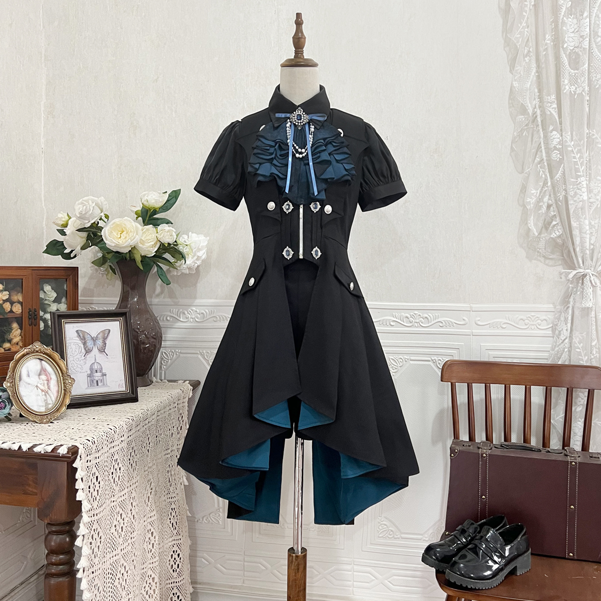 Gothic Prince Top Shorts Dress Suit PA20301