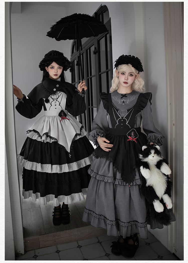 Gothic embroidery op twin lolita PA20304