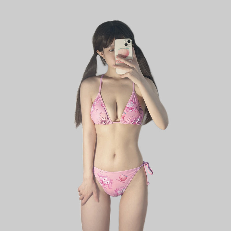 Cute Cartoon Bear Bikini PL53801