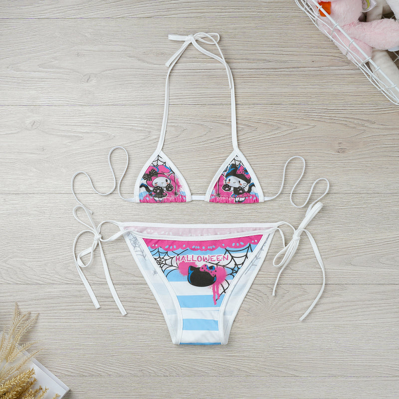 Cute Cartoon Print Bikini PA10170