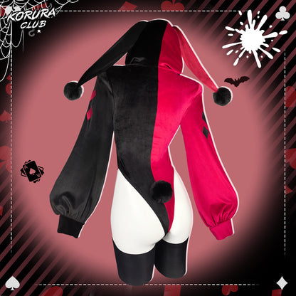 Halloween Cosplay Clown Bunny Bodysuit KO166