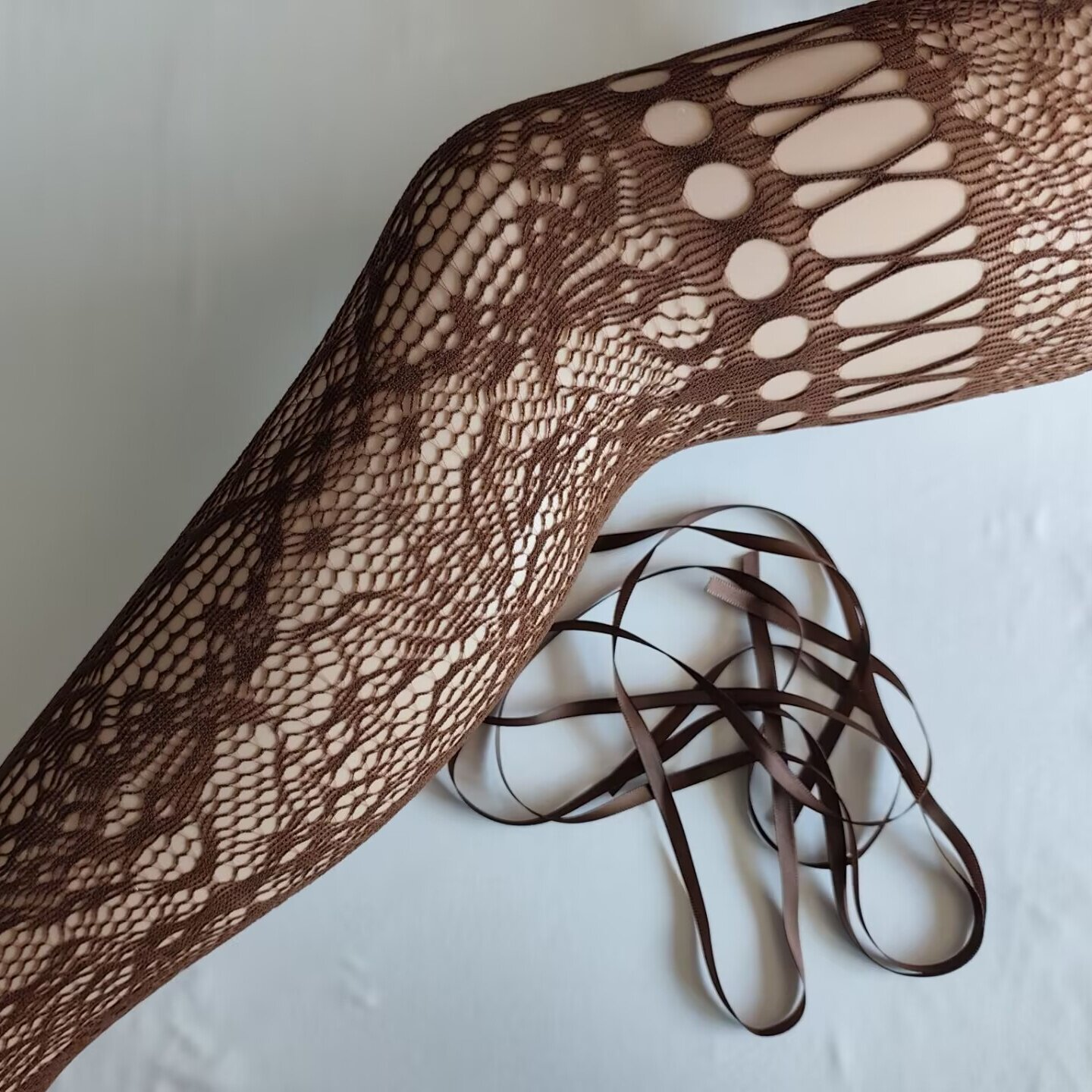 Lolita openwork bow pantyhose PA20346