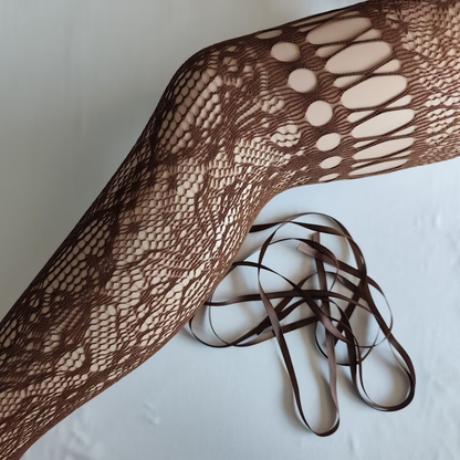 Lolita openwork bow pantyhose PA20346