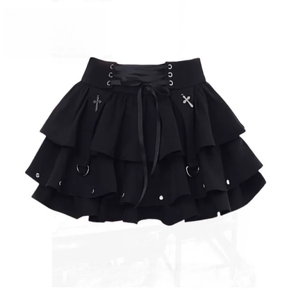 Strappy ruffled cake dress PA20329