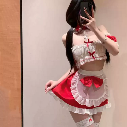 Christmas Maid Strapless Nightgown PA20319