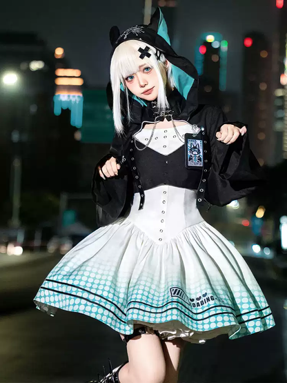 Future Combat Cyberpunk Style Dress Set PA20226