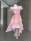 Pink Trailing Dress PL53355