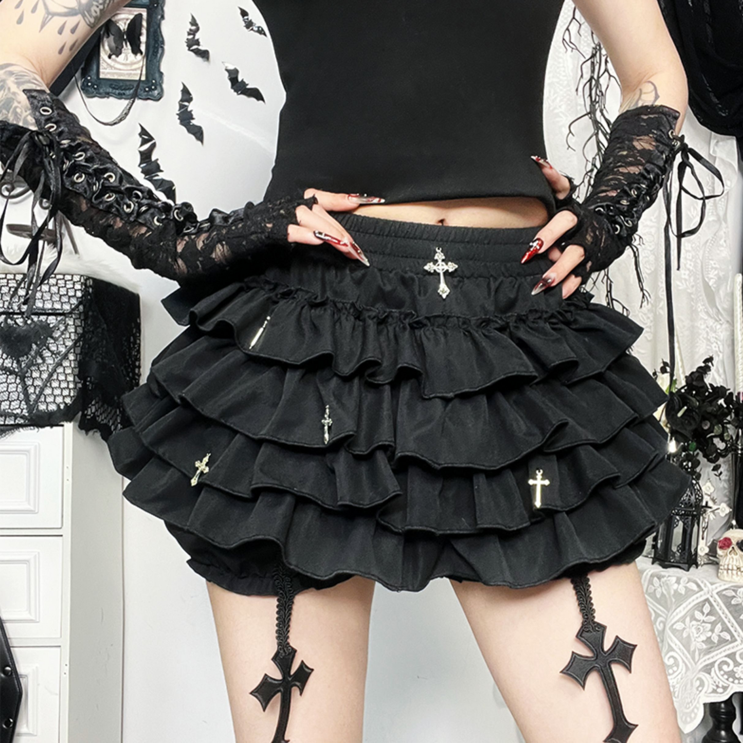 Gothic subculture inner wear PA20208