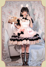 Lolita cute maid suit PL53296