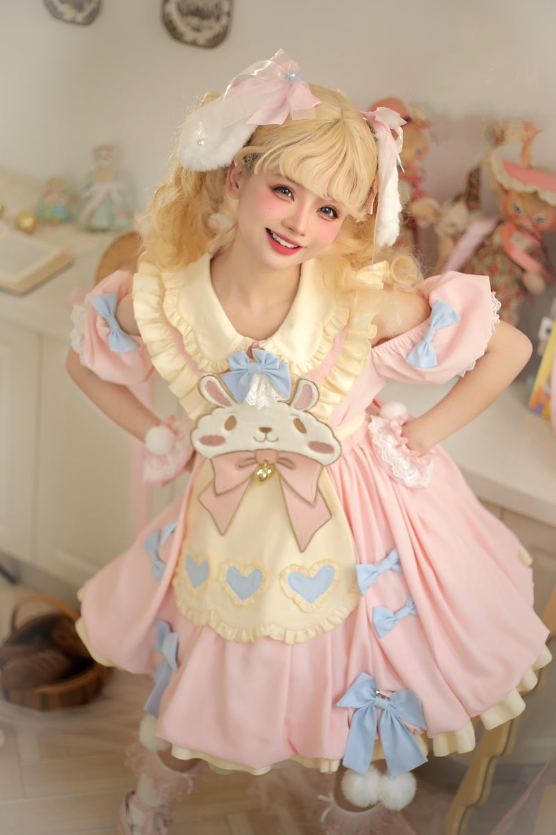 Lolita Cute Bunny Dress PL53216