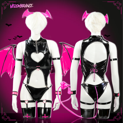 Cosplay Devil Bodysuit (7-Piece Set) AS32