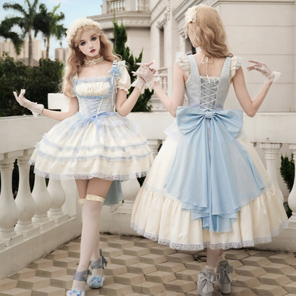 Long jsk short op fishbone lolita PA20121