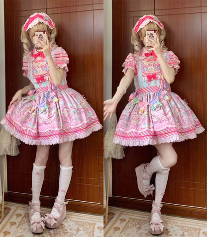lolita suspender skirt dress suit PA20112