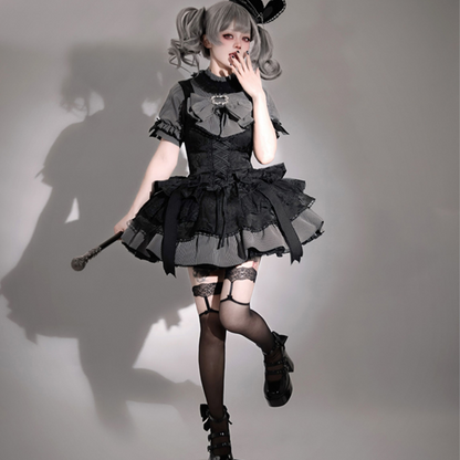 Gothic Puff Sleeve Cake Lolita PA20299