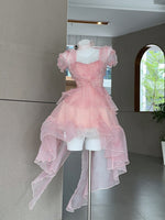 Pink Trailing Dress PL53355