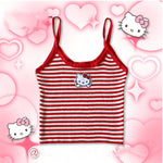 Cat Camisole Striped Vest PL53721