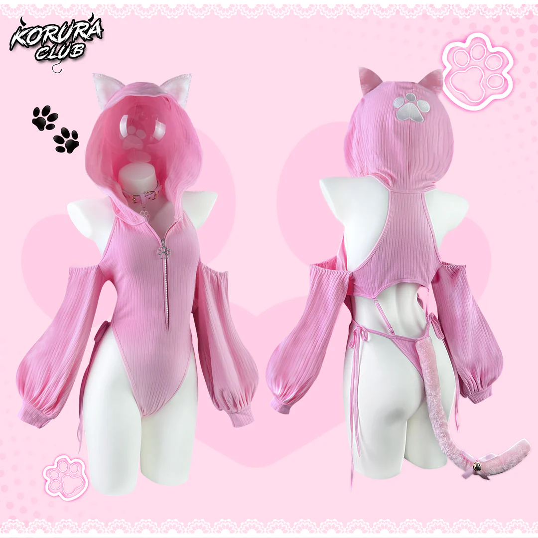 Pink SHY NEKO BODYSUIT MG15