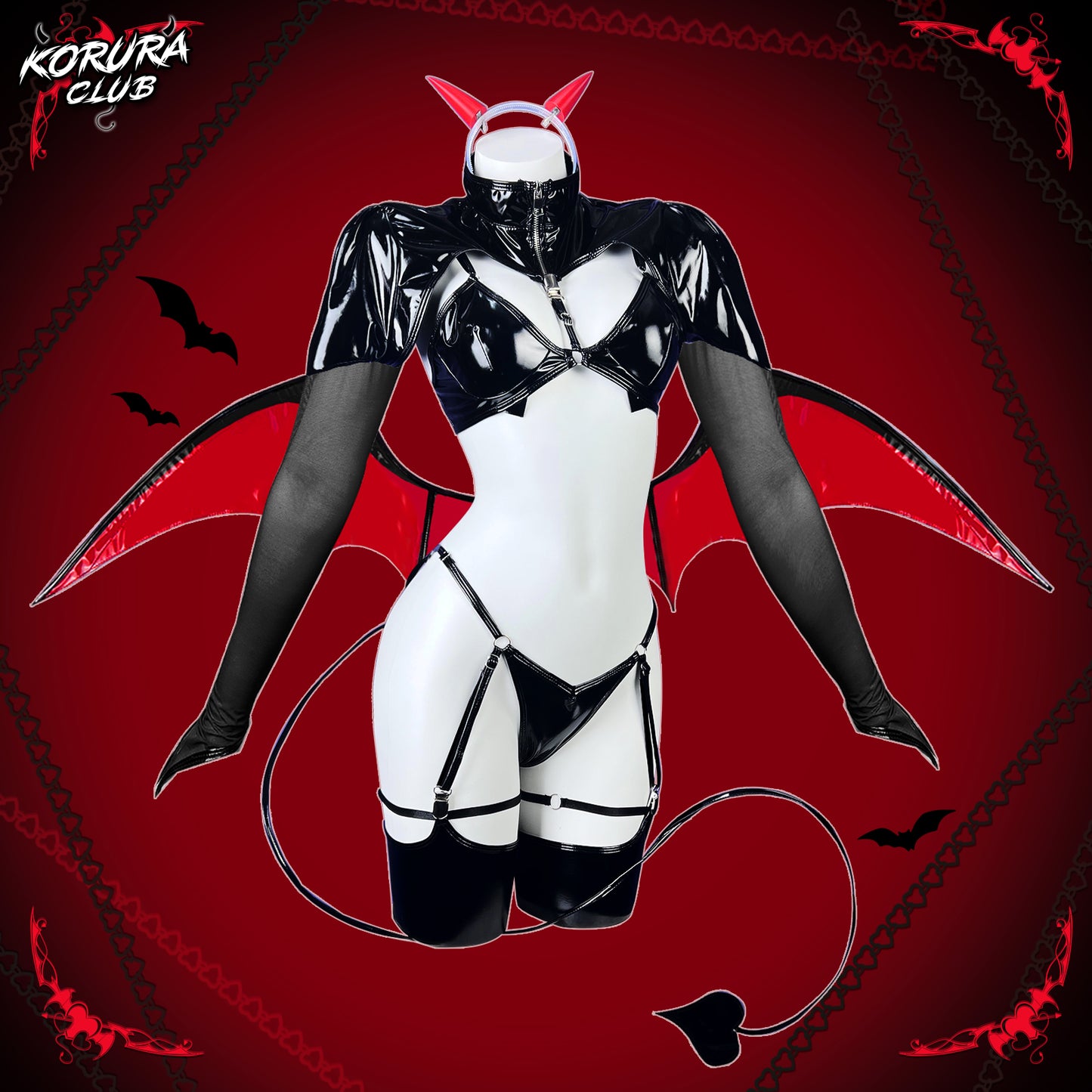 Cosplay Demonette Desire Lingerie  KO76