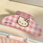 Pink Plaid Hair Clip PL53732