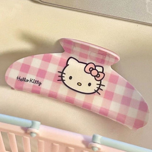 Pink Plaid Hair Clip PL53732