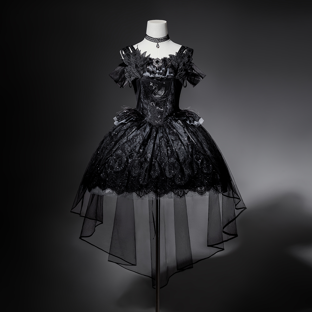 Swan Dream JSK Dark Angel Lolita Dress PA20296