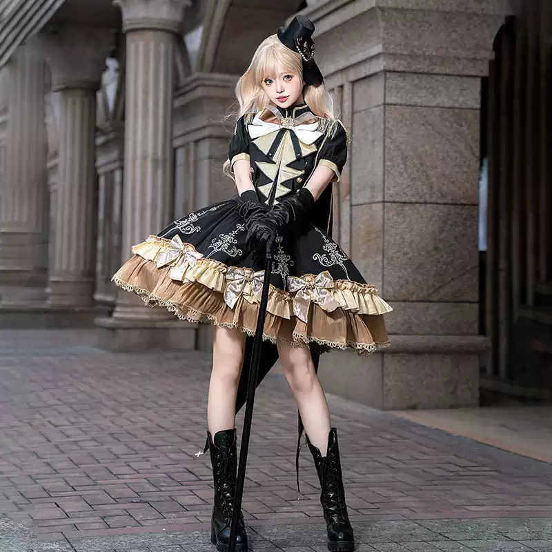 Elegant lolita short-sleeved dress PA20110