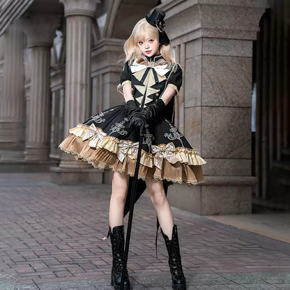 Elegant lolita short-sleeved dress PA20110