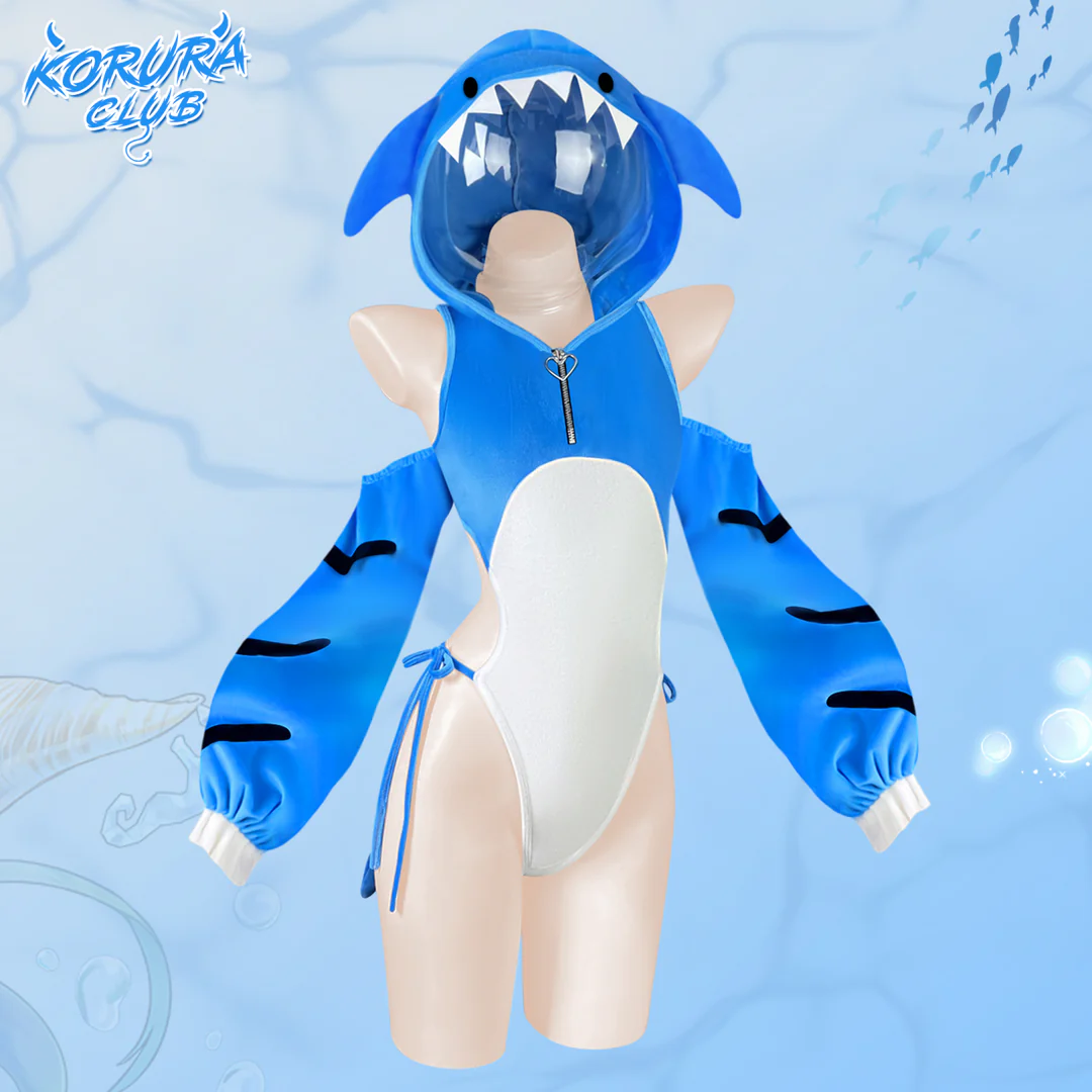 Pre-sale Cosplay Shark Jumpsuit KO105